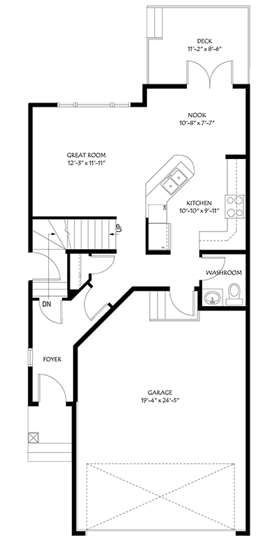 Boreal main floor plan