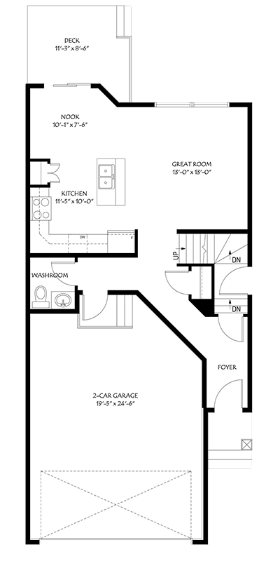 Montane main floor plan