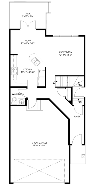 Prairie main floor plan