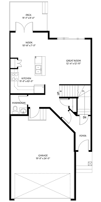Taiga main floor plan